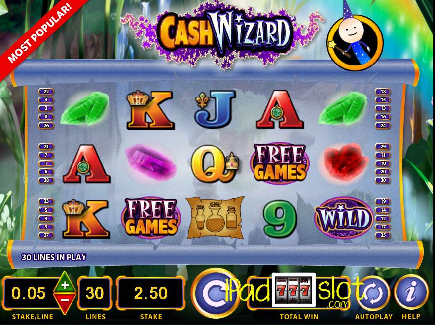 Free cash wizard slot app free