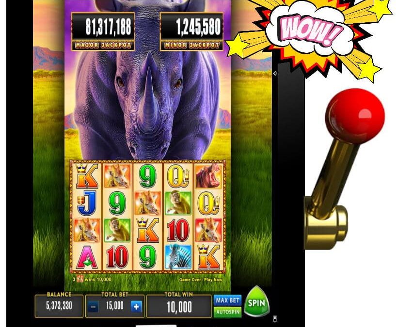 Rhino Rush Free Aristocrat Pokies Game