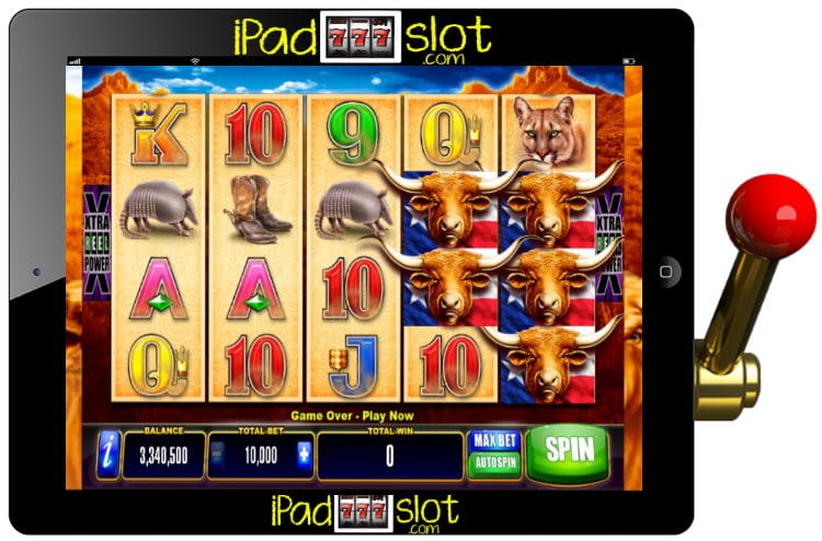 Aristocrat Long Horn Deluxe Free Play Pokies Game